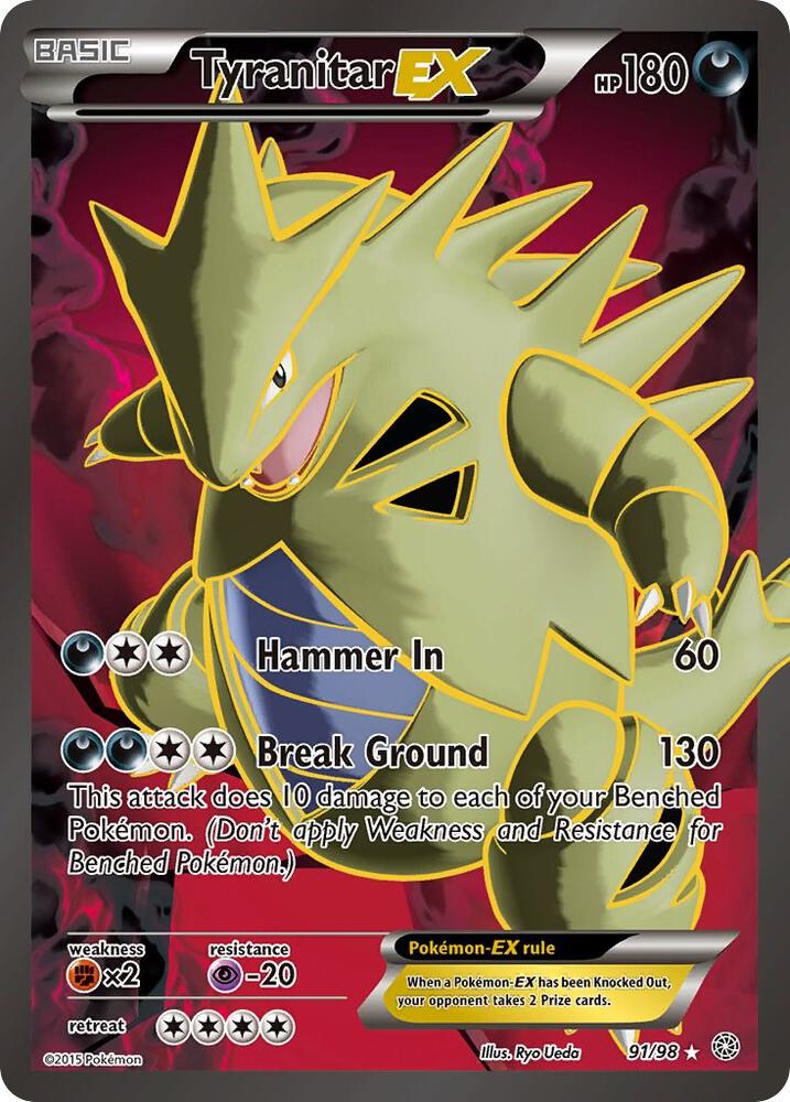 AOR 91/98 Tyranitar EX SR