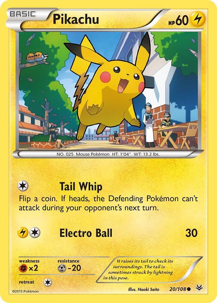 [Reverse Holo] ROS 20/108 Pikachu C