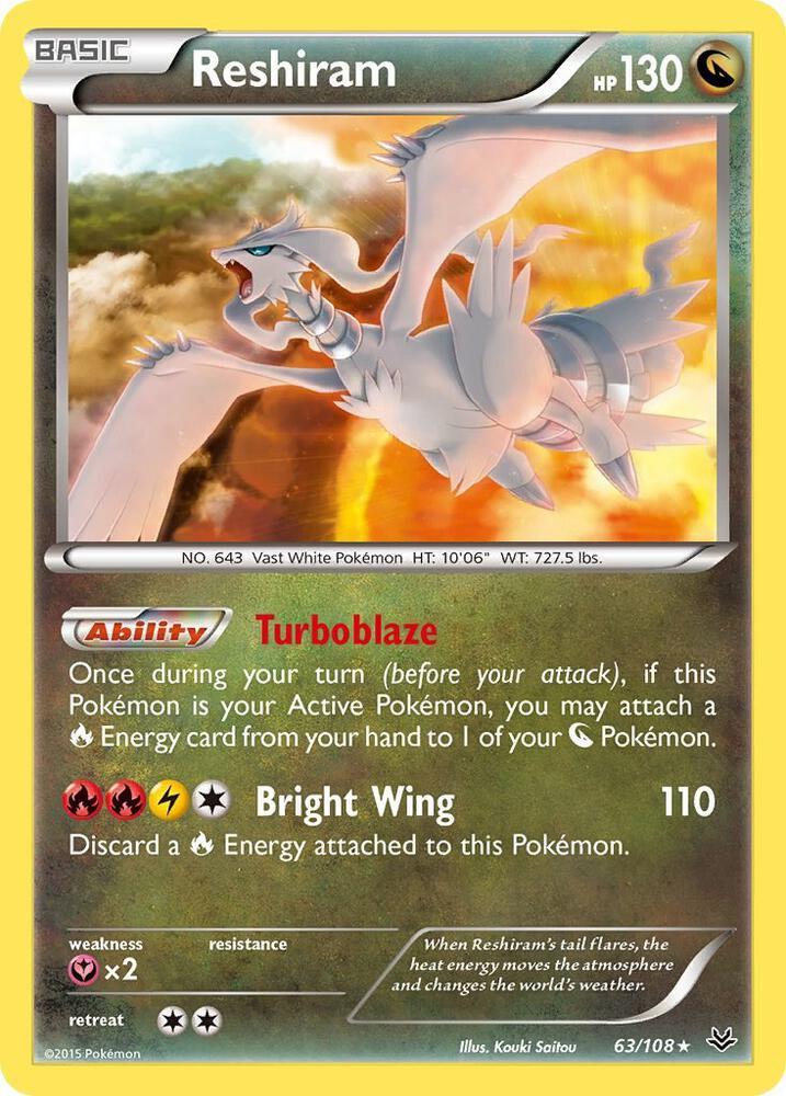 ROS 63/108 Reshiram RH