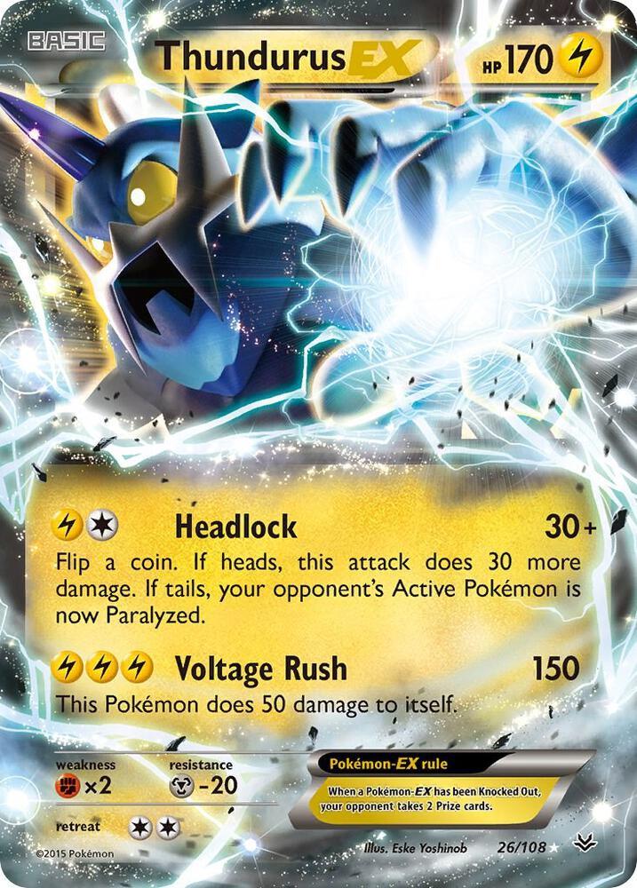 ROS 26/108 Thundurus EX SR