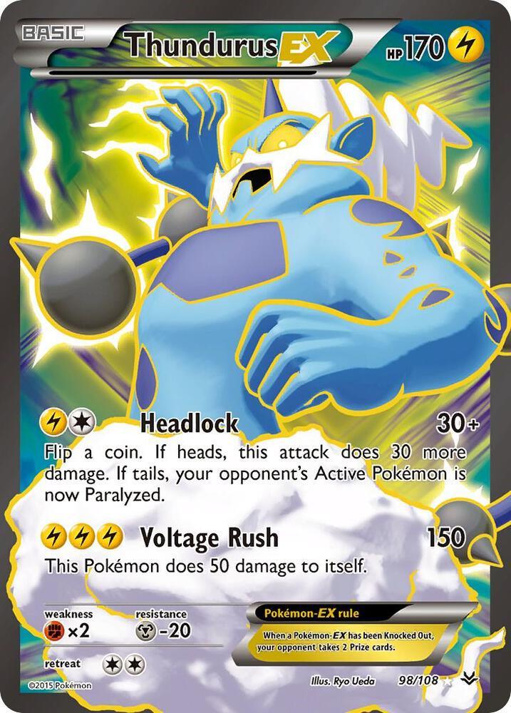 ROS 98/108 Thundurus EX SR