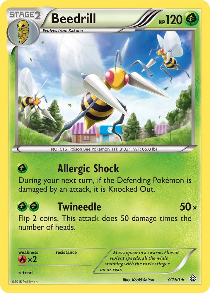 [Reverse Holo] PRC 3/160 Beedrill R