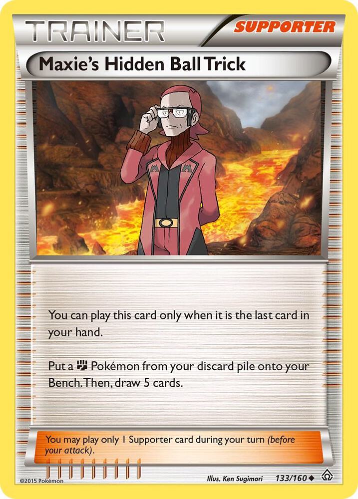 [Reverse Holo] PRC 133/160 Maxie's Hidden Ball Trick U