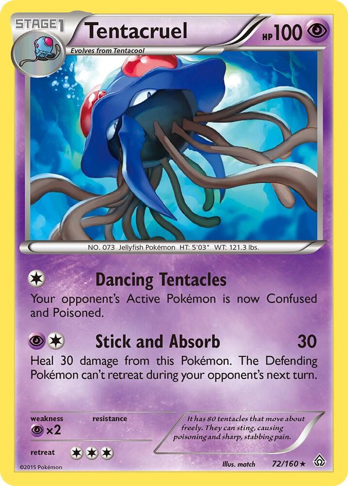 [Reverse Holo] PRC 72/160 Tentacruel R