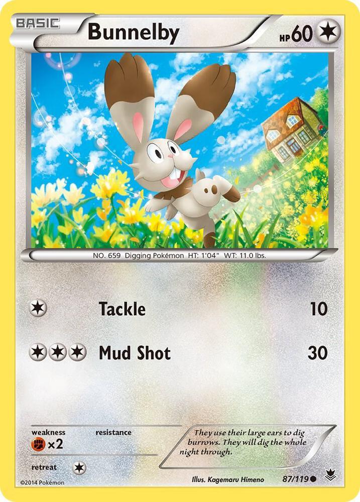 [Reverse Holo] PHF 87/119 Bunnelby C