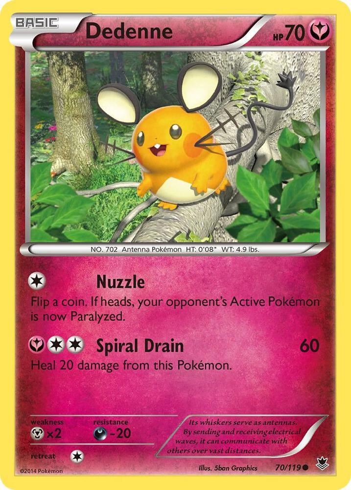 [Reverse Holo] PHF 70/119 Dedenne C