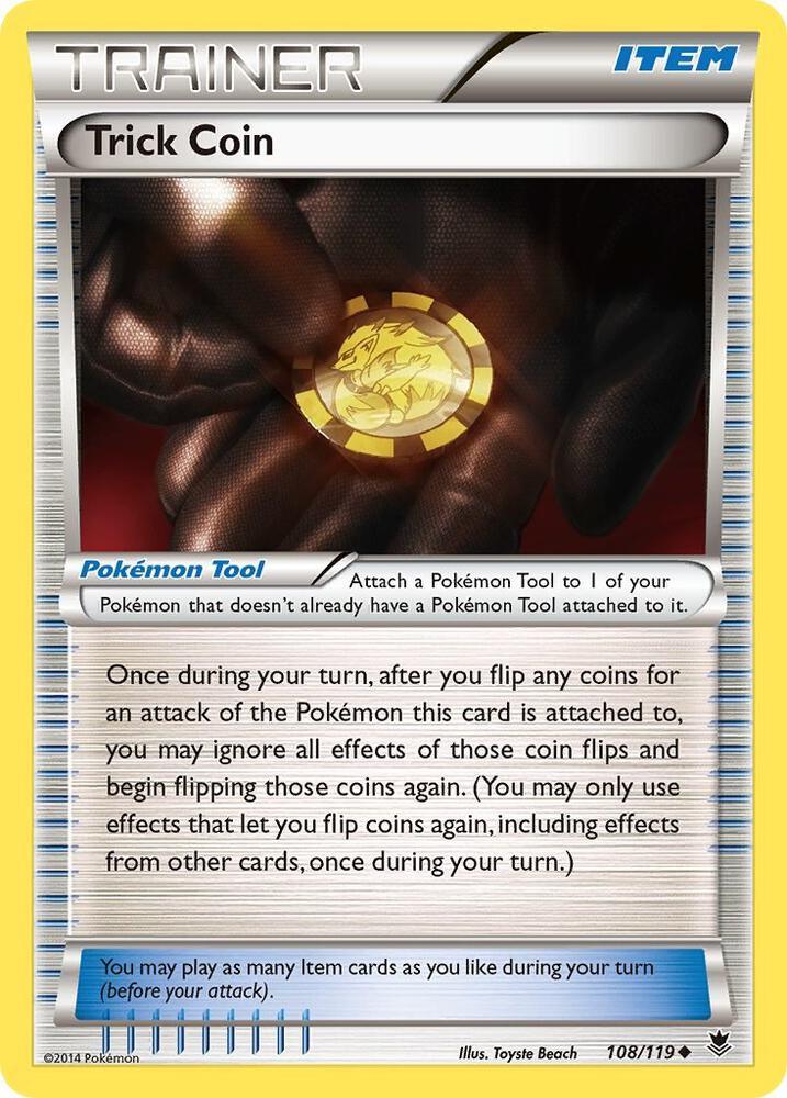 [Reverse Holo] PHF 108/119 Trick Coin U