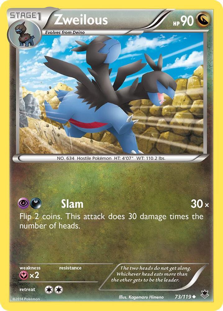 [Reverse Holo] PHF 73/119 Zweilous U