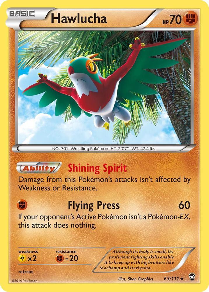 [Reverse Holo] FFI 63/111 Hawlucha RH