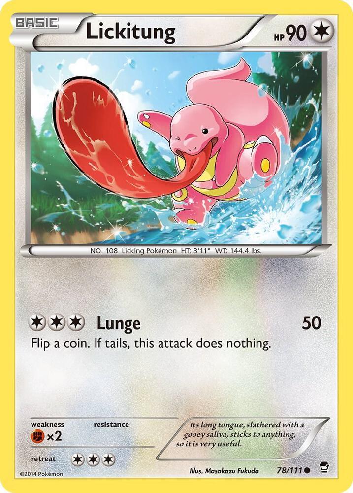 [Reverse Holo] FFI 78/111 Lickitung C