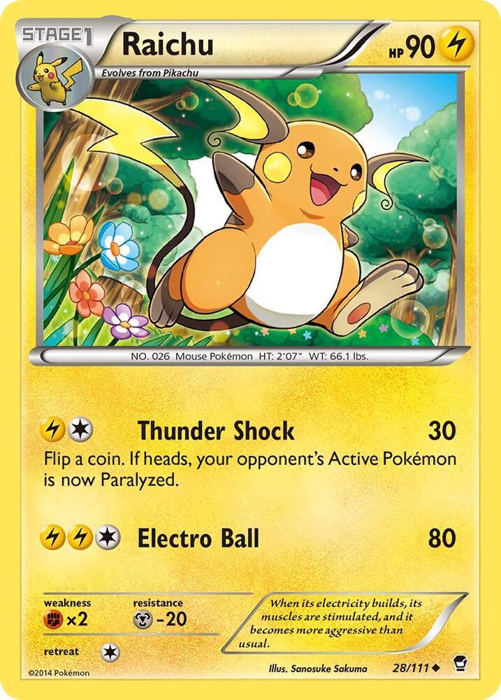 [Reverse Holo] FFI 28/111 Raichu U