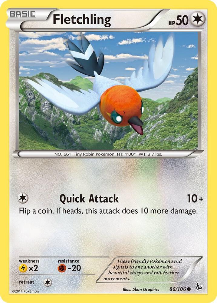 [Reverse Holo] FLF 86/106 Fletchling C