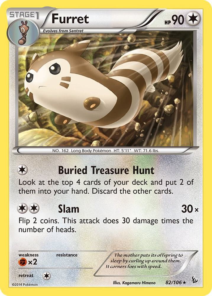[Reverse Holo] FLF 82/106 Furret R