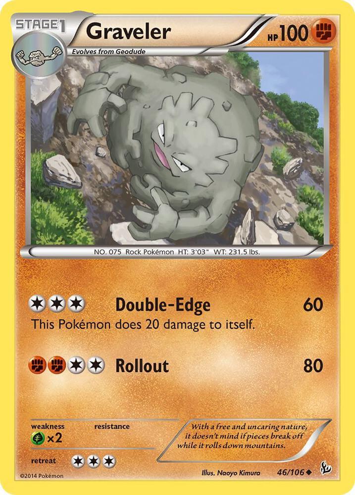 [Reverse Holo] FLF 46/106 Graveler U