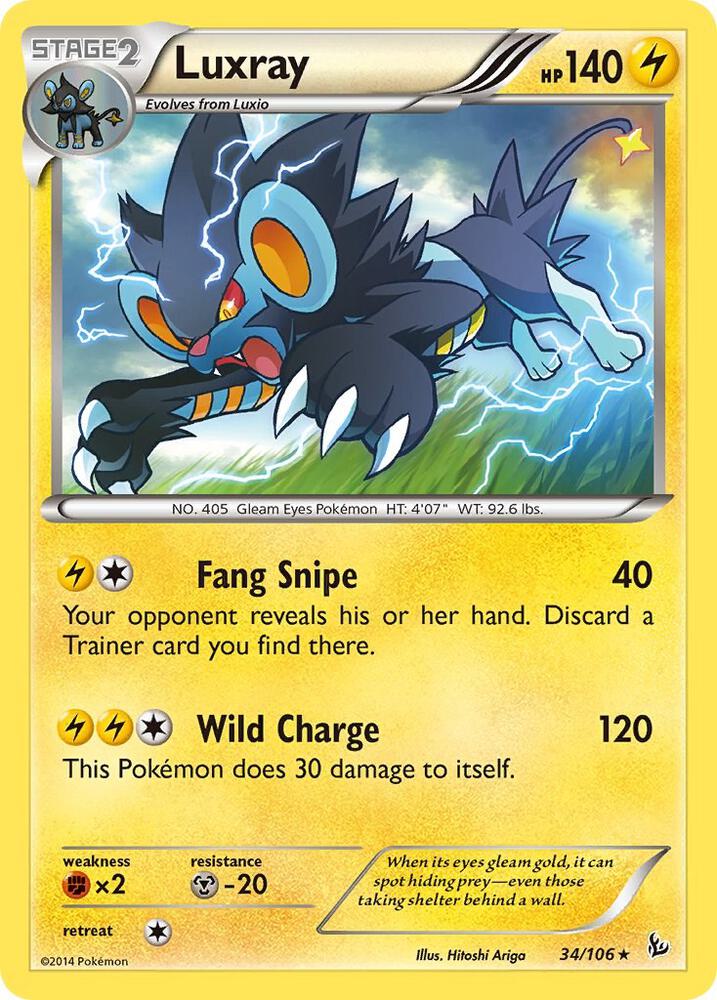 [Reverse Holo] FLF 34/106 Luxray R