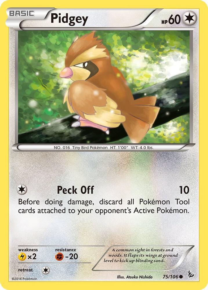 [Reverse Holo] FLF 75/106 Pidgey C