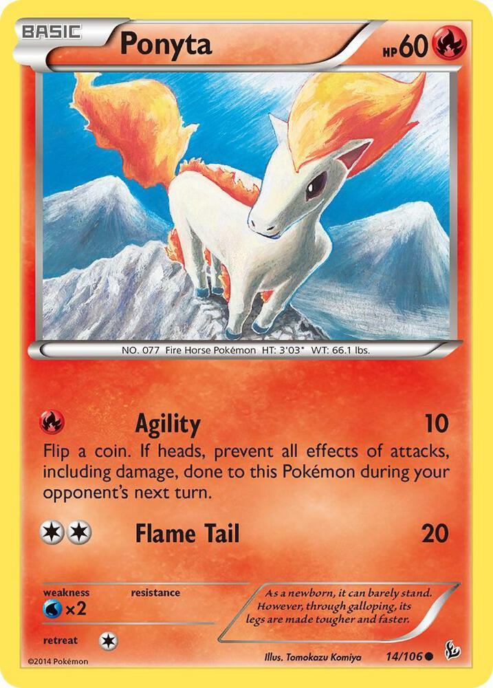 [Reverse Holo] FLF 14/106 Ponyta C