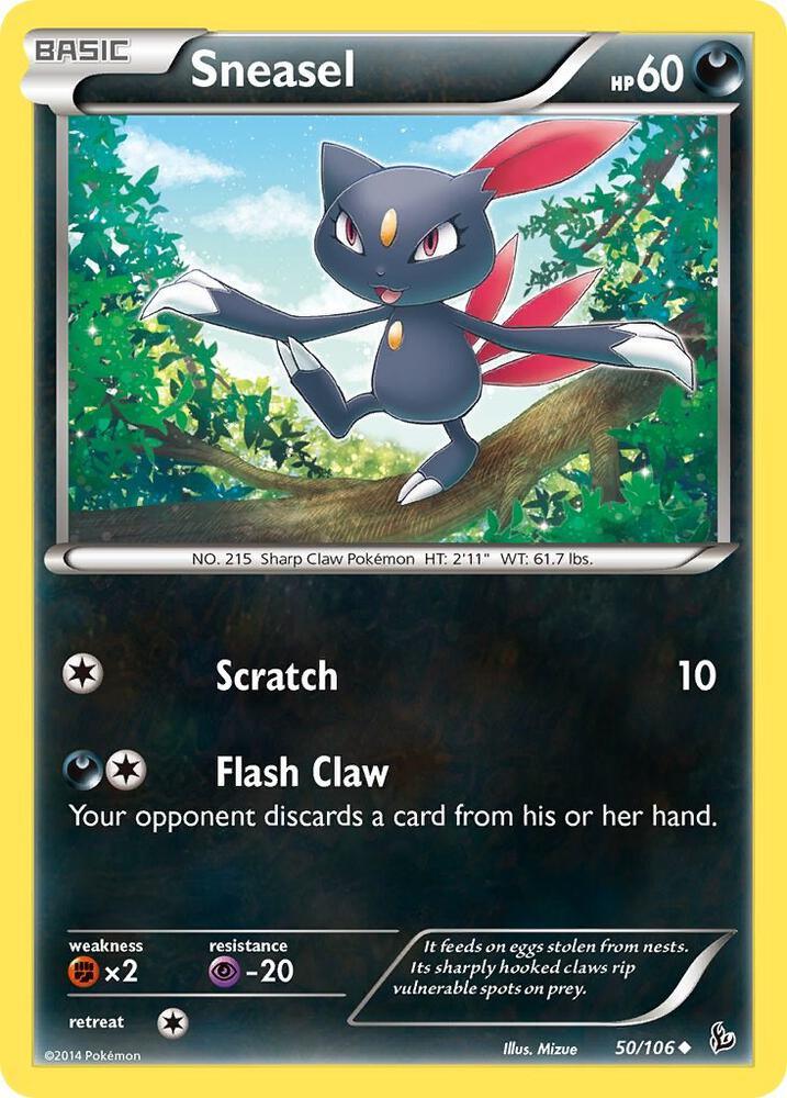 [Reverse Holo] FLF 50/106 Sneasel U