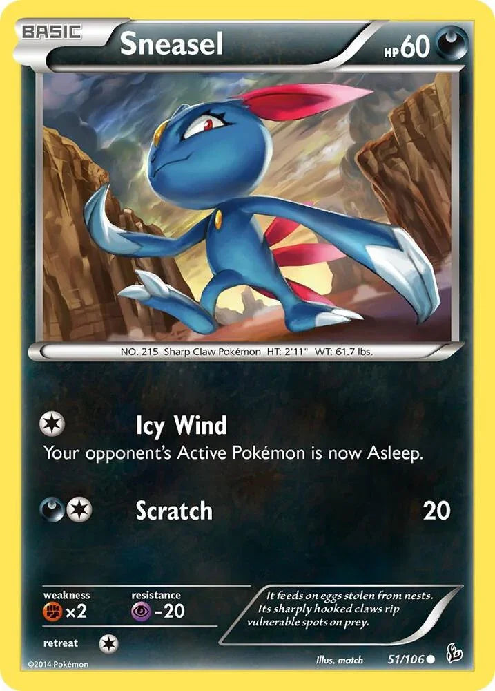 [Reverse Holo] FLF 51/106 Sneasel C