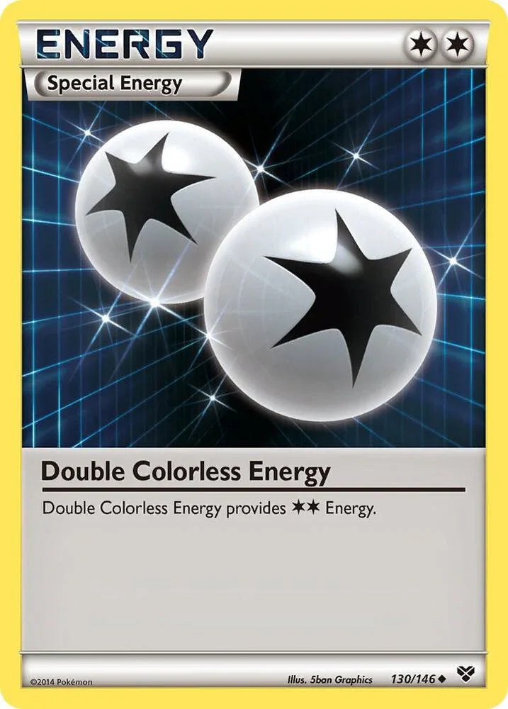 XY 130/146 Double Colorless Energy U