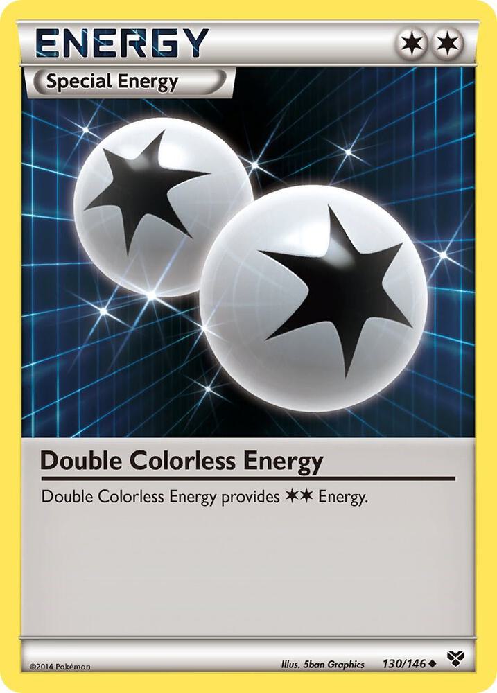 [Reverse Holo] XY 130/146 Double Colorless Energy U
