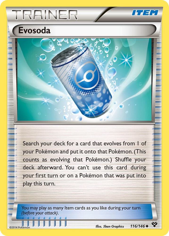 [Reverse Holo] XY 116/146 Evosoda U