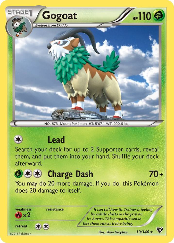 [Reverse Holo] XY 19/146 Gogoat RH
