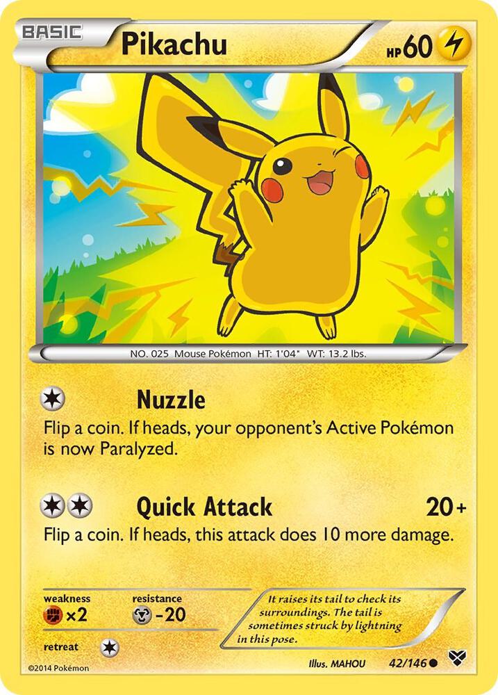 [Reverse Holo] XY 42/146 Pikachu C
