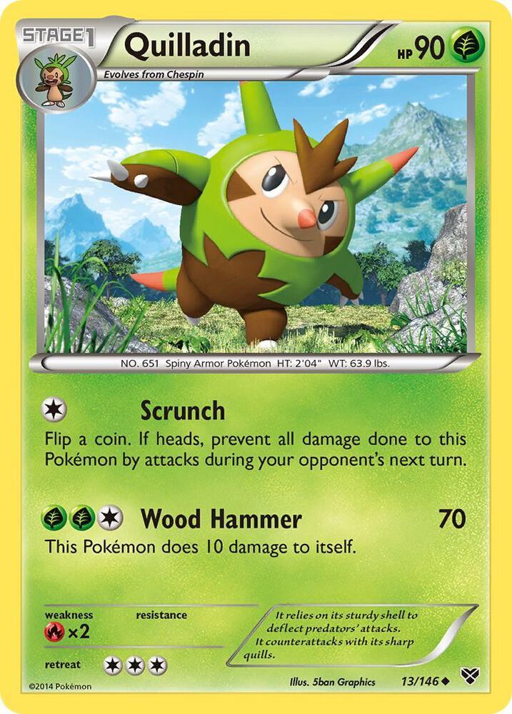 XY 13/146 Quilladin U