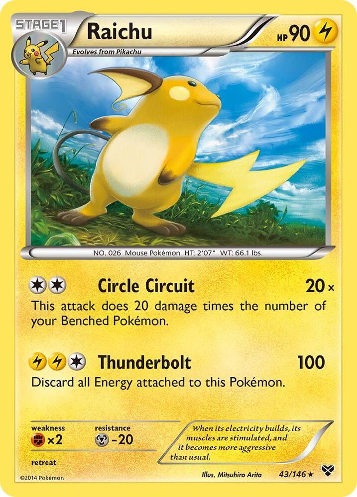 XY 43/146 Raichu RH
