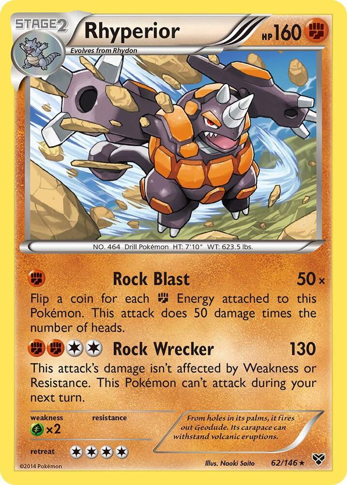 XY 62/146 Rhyperior RH