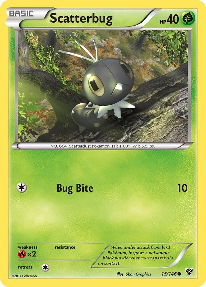 [Reverse Holo] XY 15/146 Scatterbug C