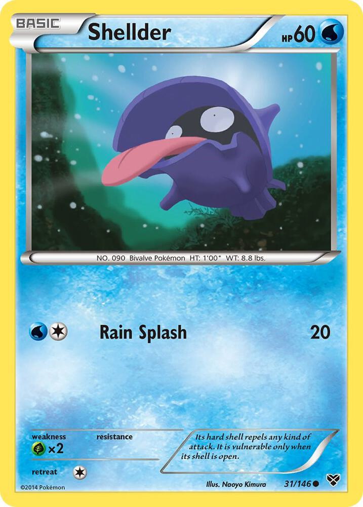 [Reverse Holo] XY 31/146 Shellder C