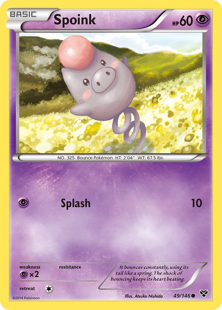 [Reverse Holo] XY 49/146 Spoink C