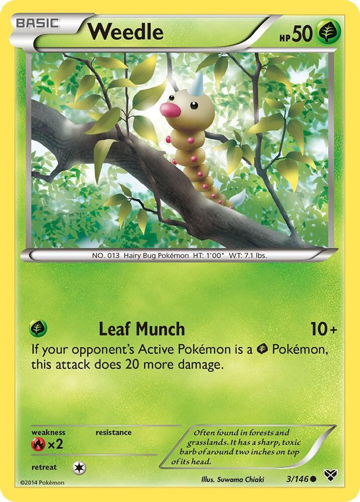 XY 3/146 Weedle C