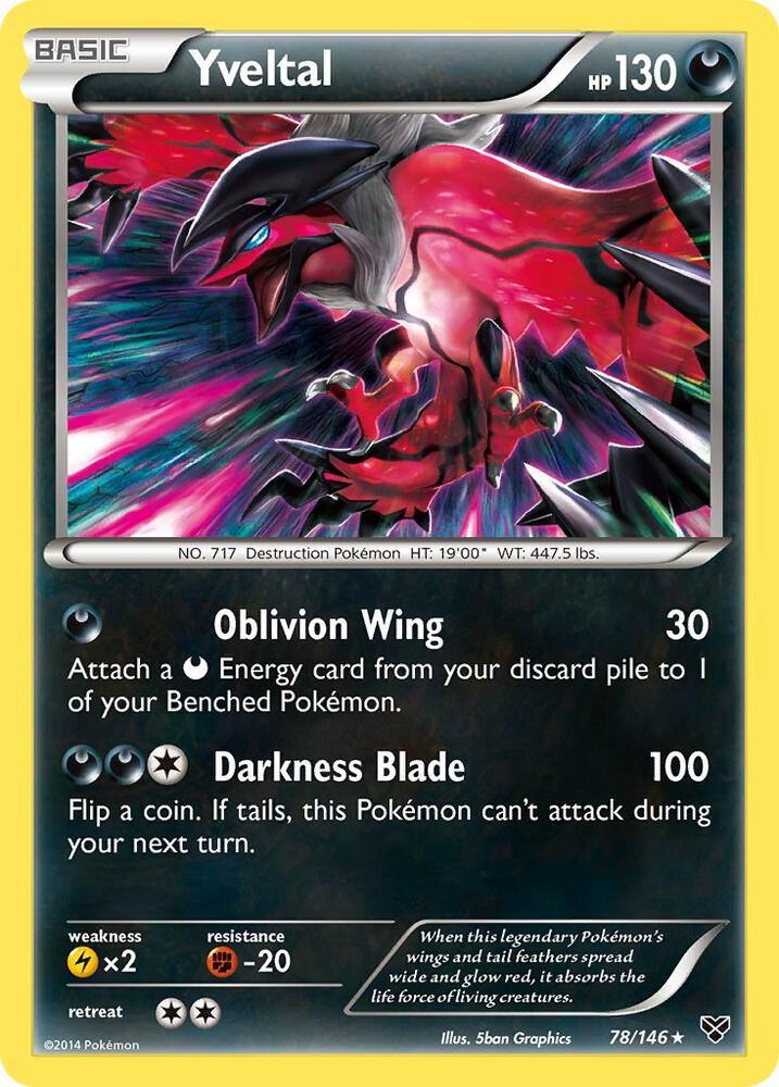 XY 78/146 Yveltal R