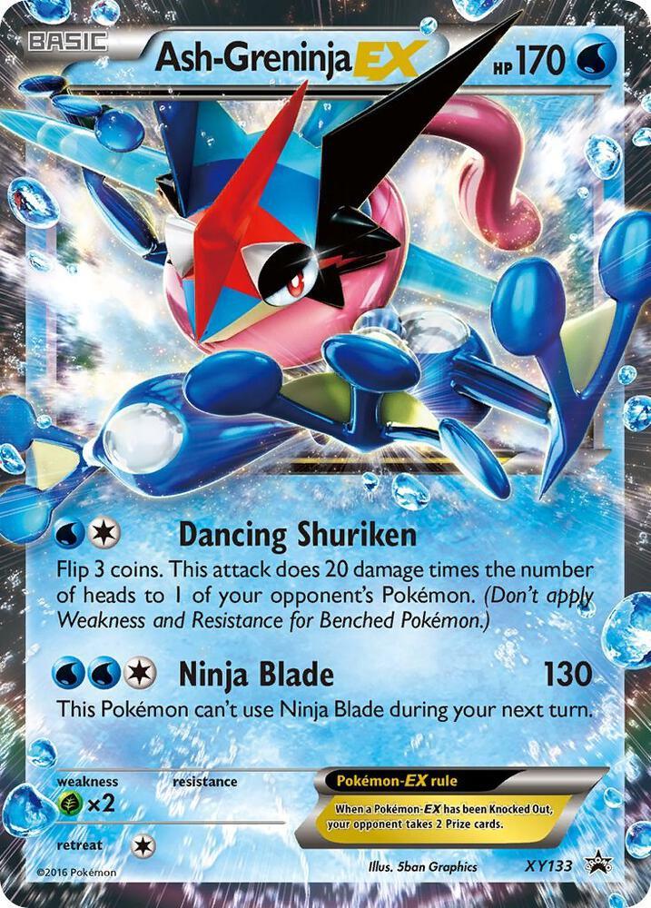 XY-P XY133 Ash-Greninja EX - XY134