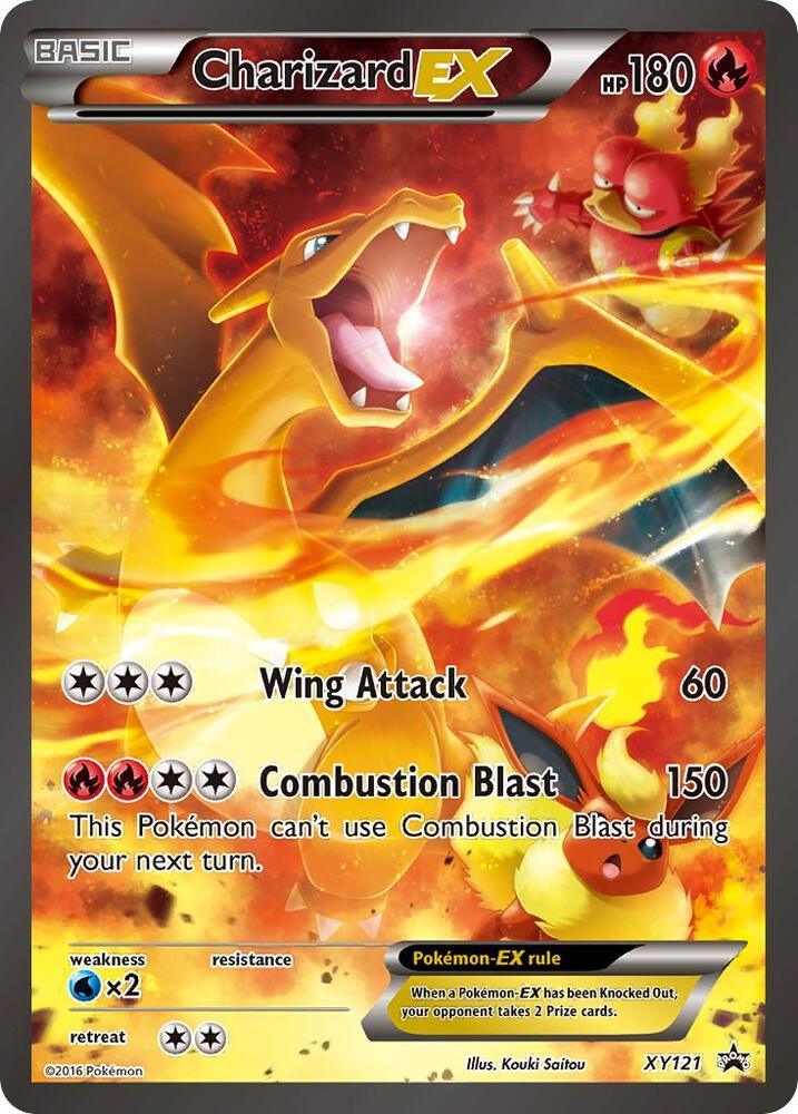 XY-P XY121 Charizard EX - XY122