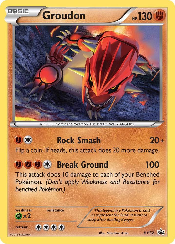 XY-P XY52 Groudon - XY52