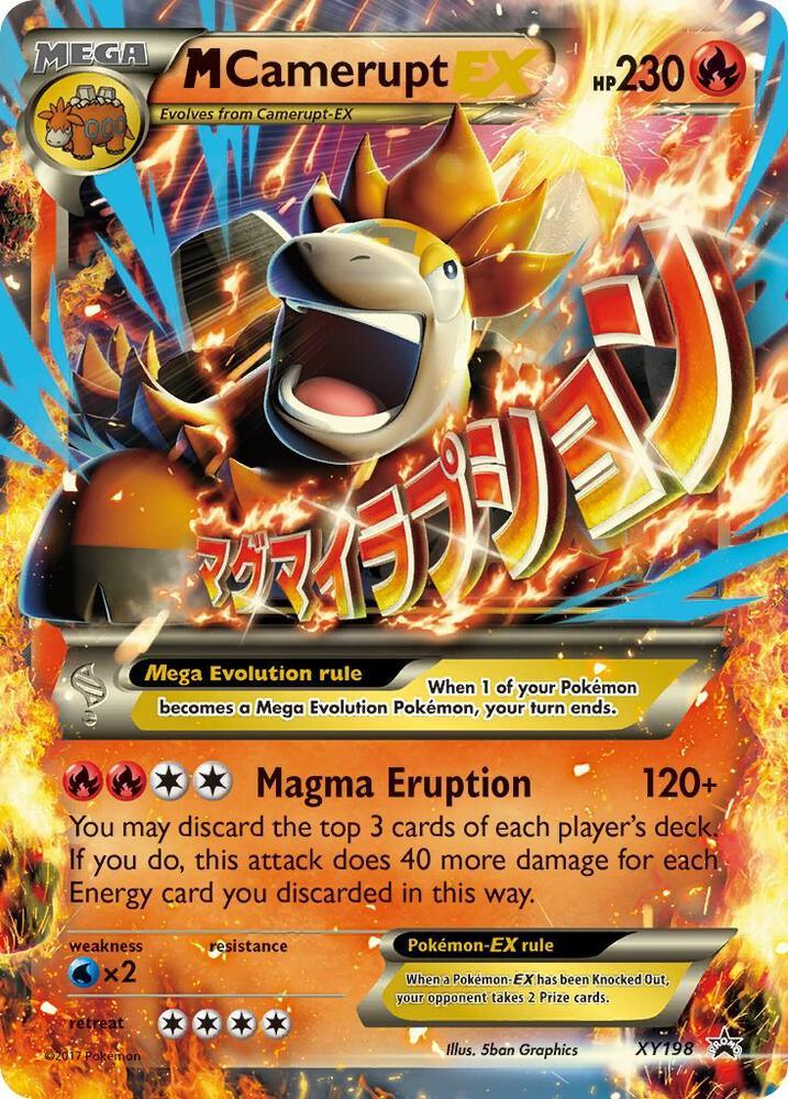 XY-P XY198 M Camerupt EX - XY199