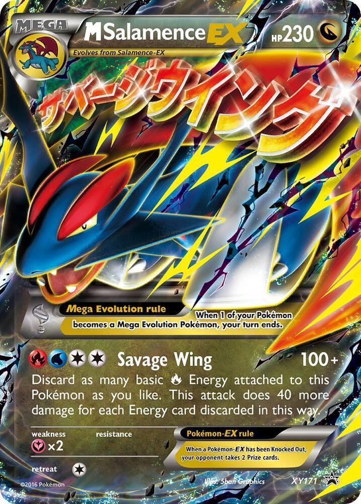 XY-P XY171 M Salamence EX - XY171