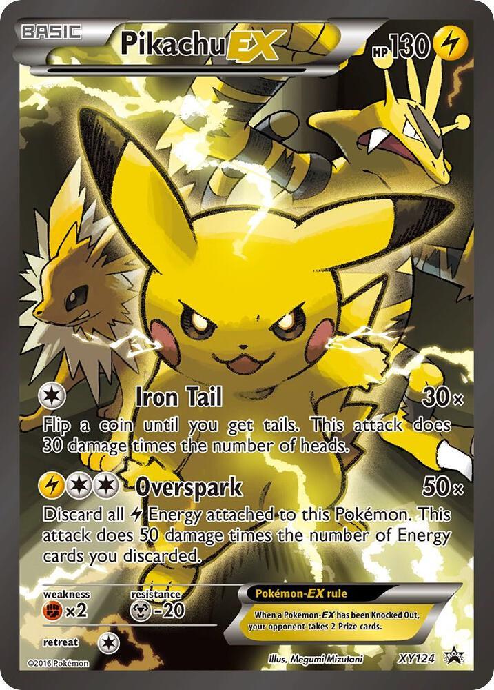 XY-P XY124 Pikachu EX - XY125