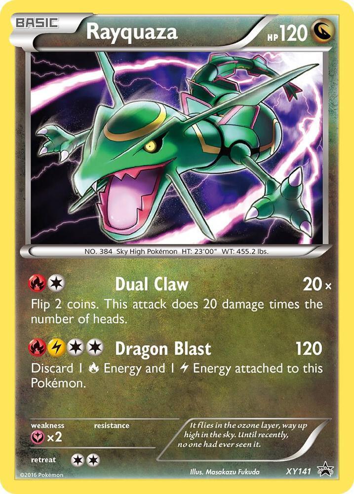 XY-P XY141 Rayquaza - XY142