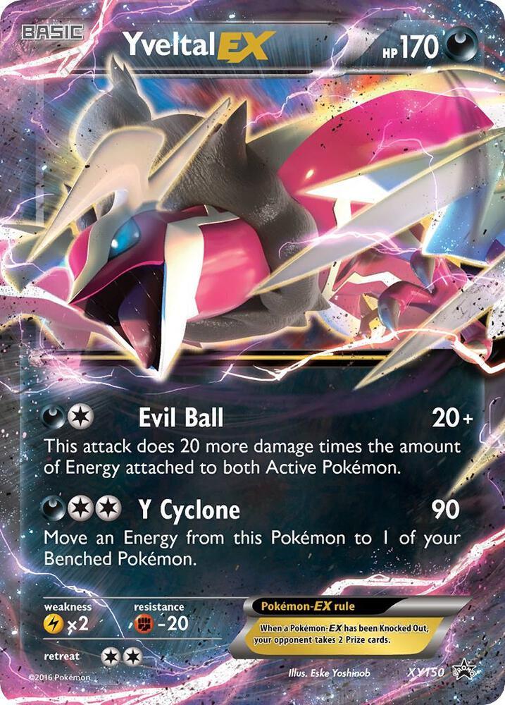 XY-P XY150 Yveltal EX - XY151