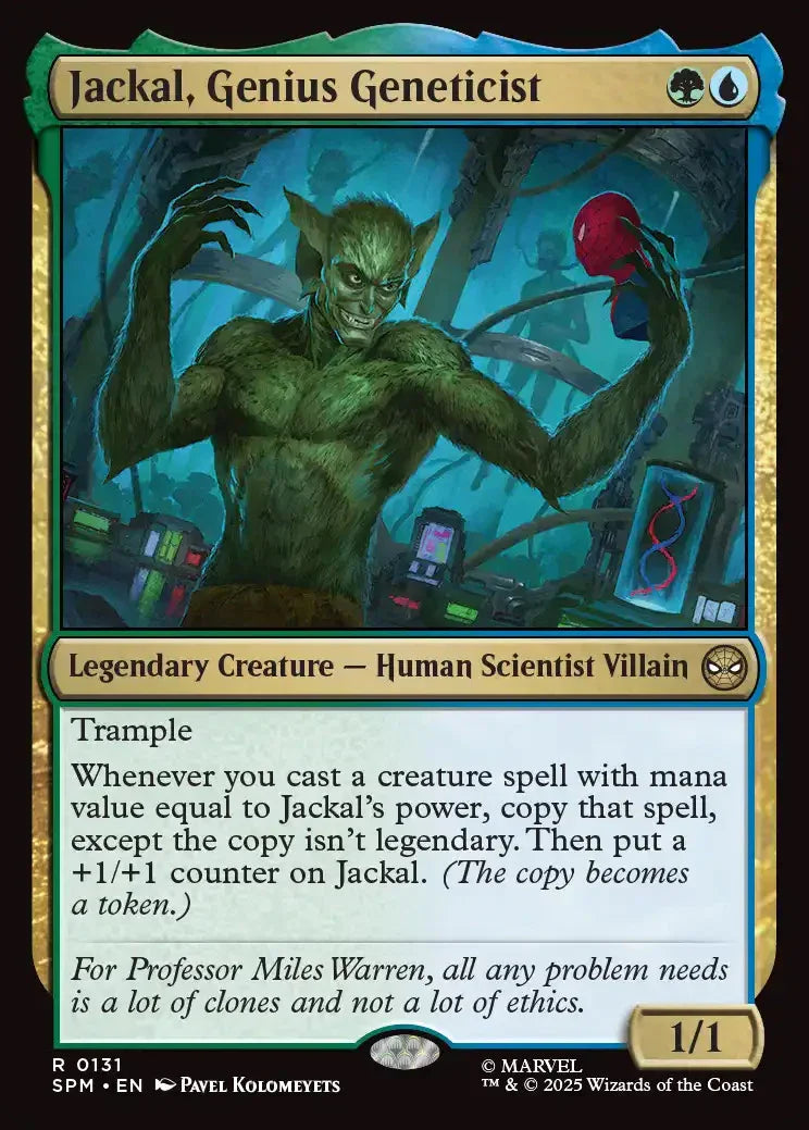 SPM 131 Jackal, Genius Geneticist R