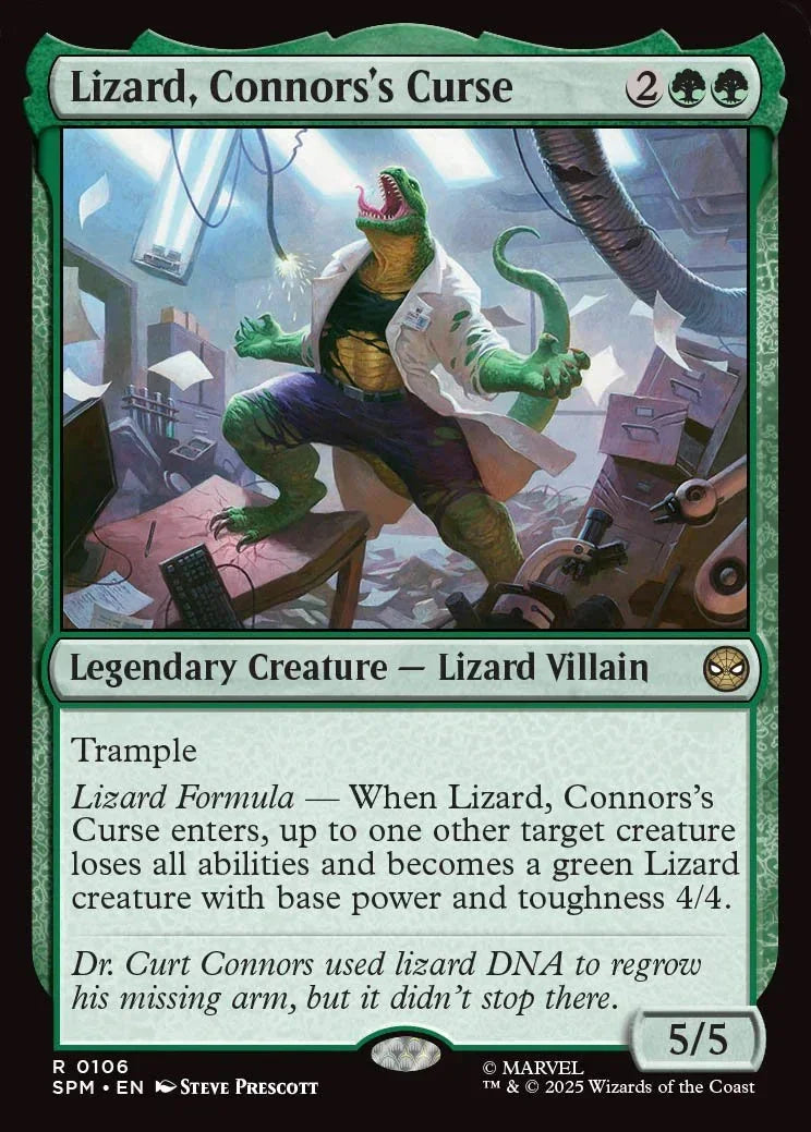 SPM 106 Lizard, Connors's Curse R