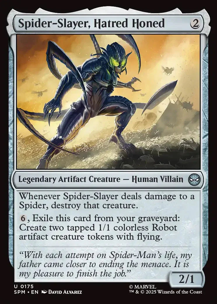 SPM 175 Spider-Slayer, Hatred Honed U