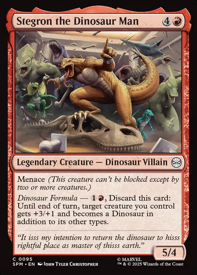 SPM 095 Stegron the Dinosaur Man C