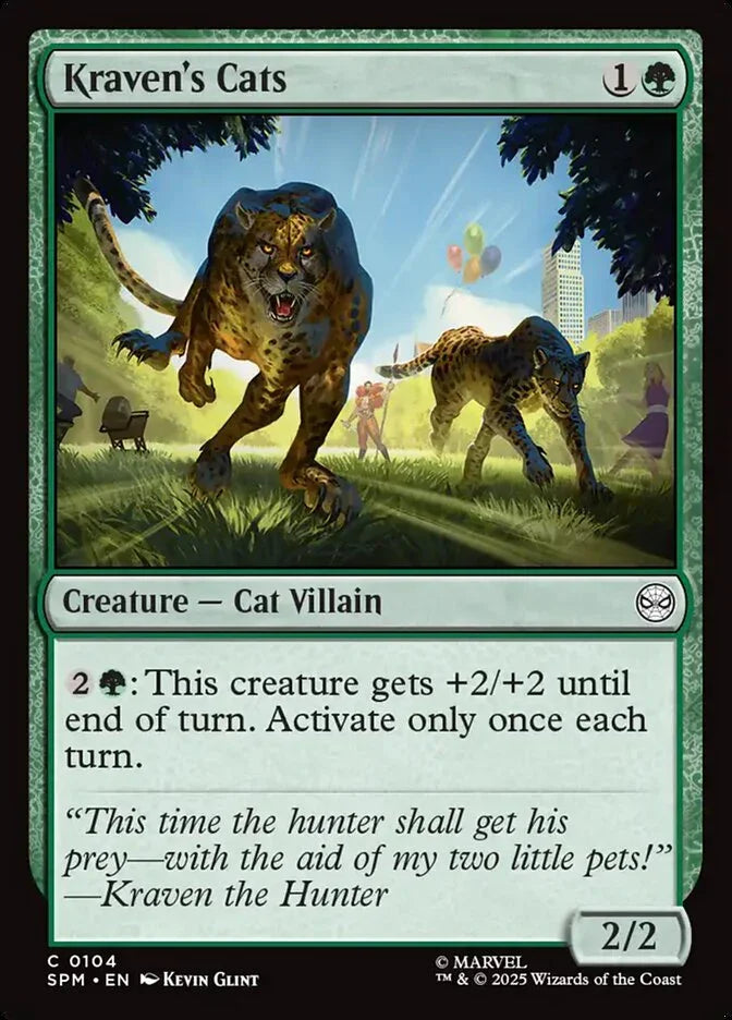 SPM 104 Kraven's Cats C