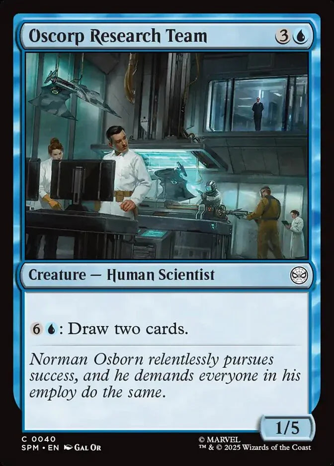 SPM 040 Oscorp Research Team C
